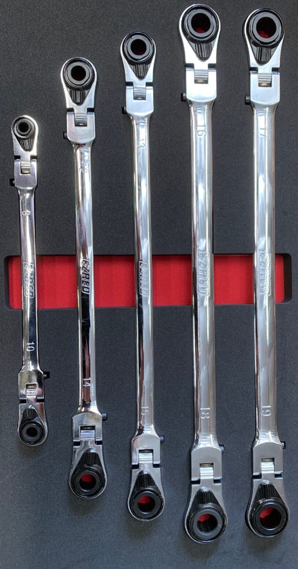 EZRED WR5ML 5 PIECE DOUBLE BOX WRENCH SET - Image 6