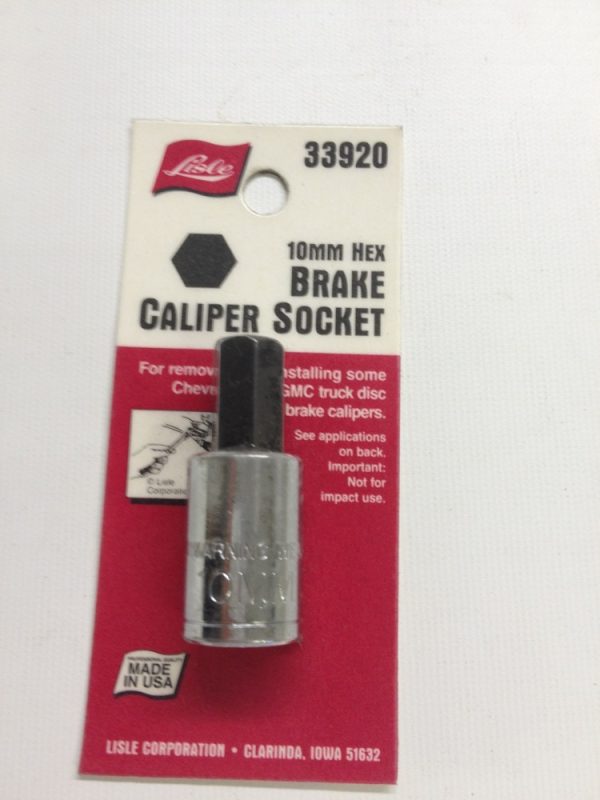 Lisle 33920 10MM Hex Brake Caliper Socket 3/8" drive