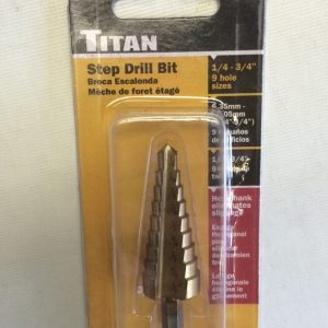Step Drill 1/4-3/4" 9 Sizes
