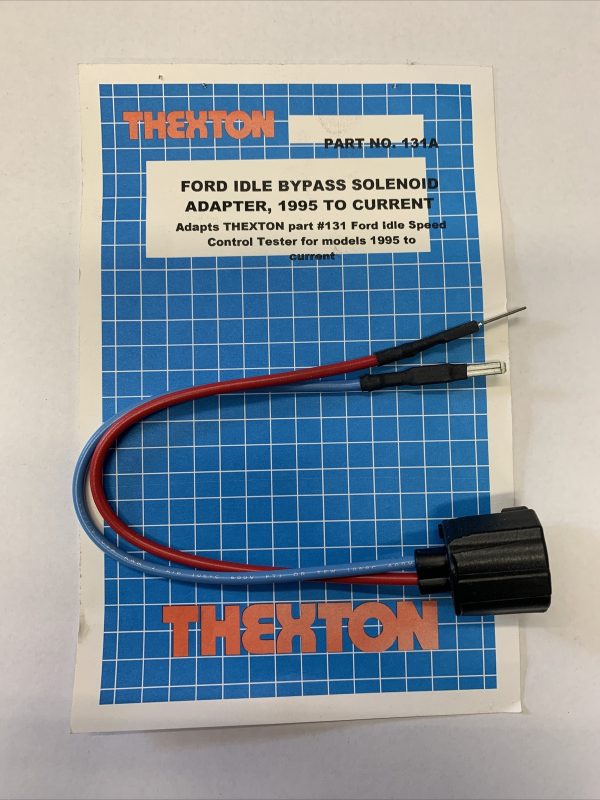 THEXTON 131A FORD IDLE BYPASS SOLENOID ADAPTER 1995 to Current