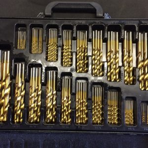 VAPER 170 PIECE TITANIUM COATED DRILL BIT SET