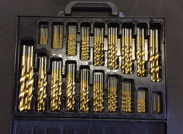 VAPER 170 PIECE TITANIUM COATED DRILL BIT SET
